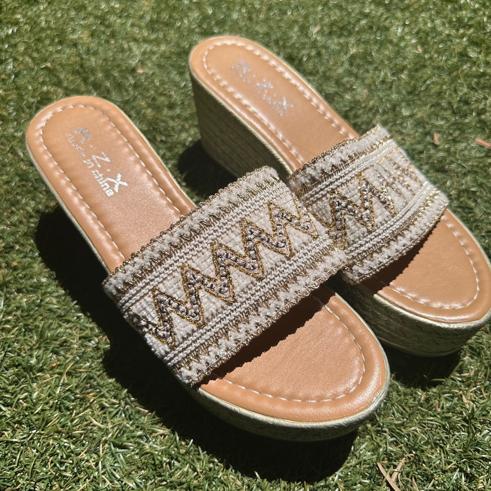 Boho Wedged Sandals